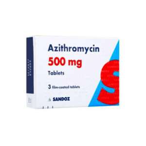 AZITHROMYCIN 500MG UK 3S